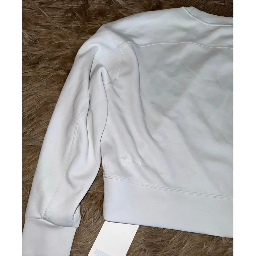 New Lululemon Oversized Crop Crew Softreme Women’s LVPR size 6